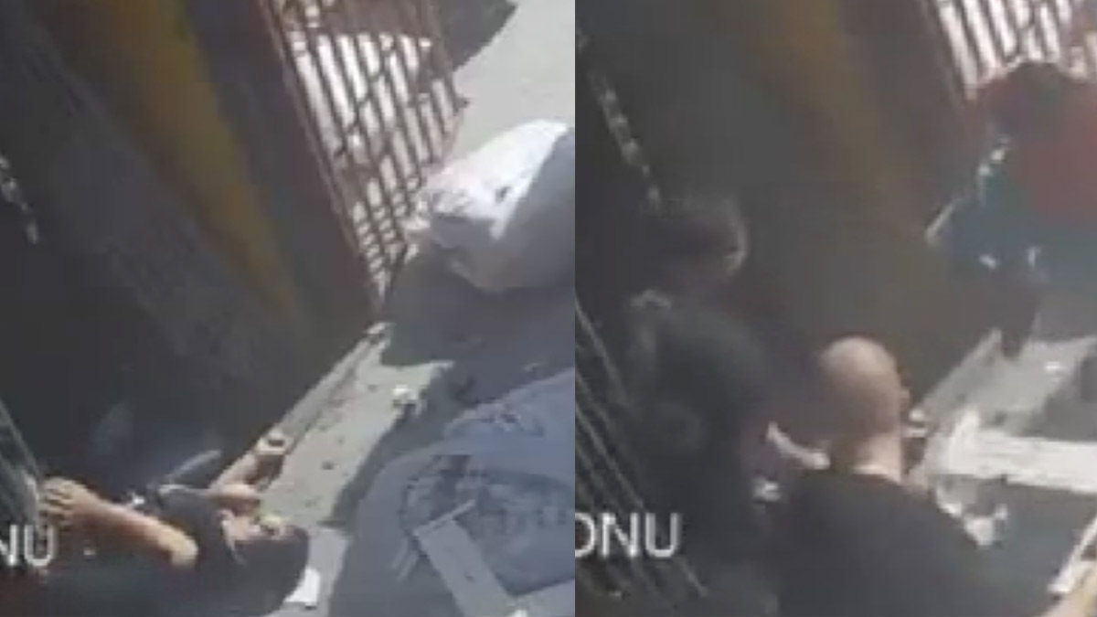 Yük asansörü 4’üncü kattan düştü, işçi ağır yaralandı! O anlar kamerada