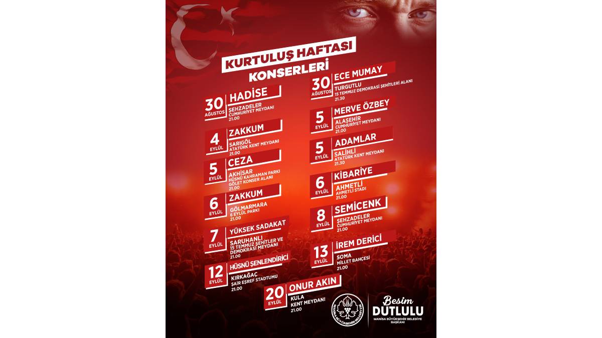 Manisa’nın kurtuluş coşkusu ilçelere yayılacak