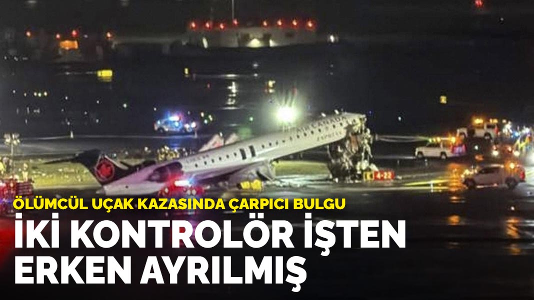 LaGuardia Havalimanı kazasında iki hava trafik kontrolörünün erken ayrıldığı ortaya çıktı