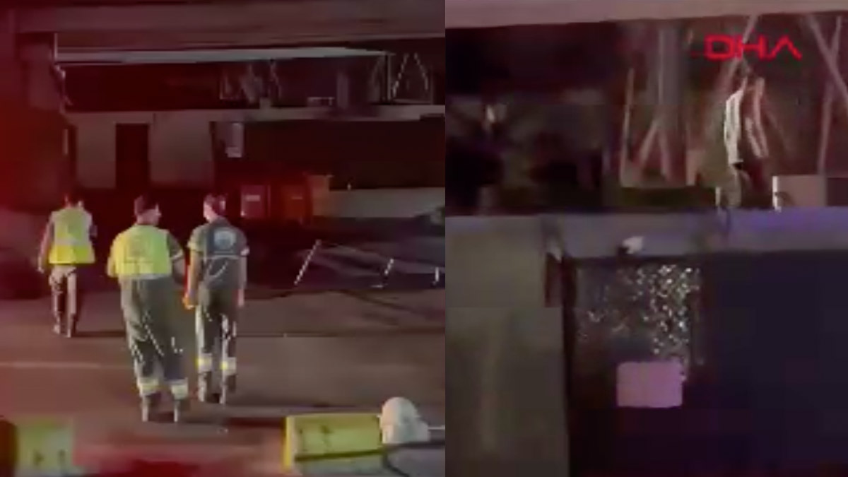 Hastane bahçesinde panik! Polisi demir sopayla yaralayan şüpheli serbest bırakıldı