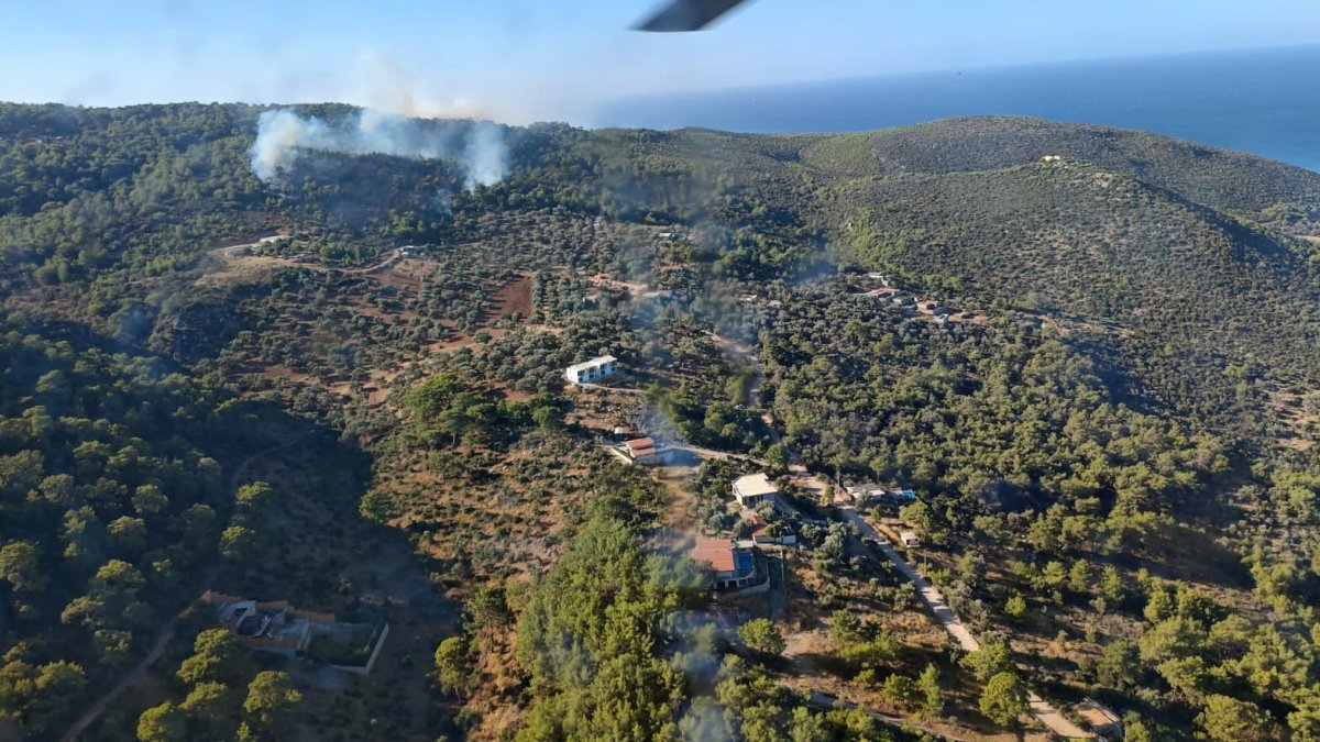 Antalya’da orman yangını