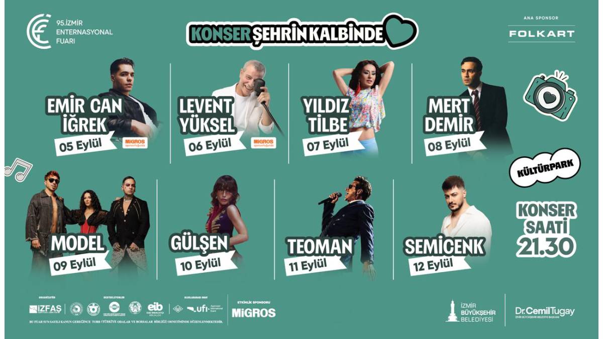 İEF’de Çim Konserleri rüzgarı esecek