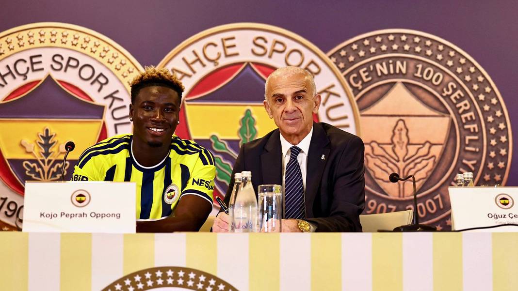 Fenerbahçe Oppong transferini açıkladı: 4 yıllık imza