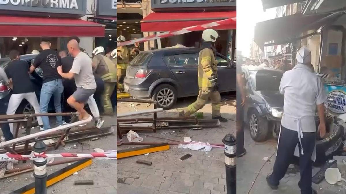 Beykoz’da otomobil yayaların arasına daldı: Yaralılar var