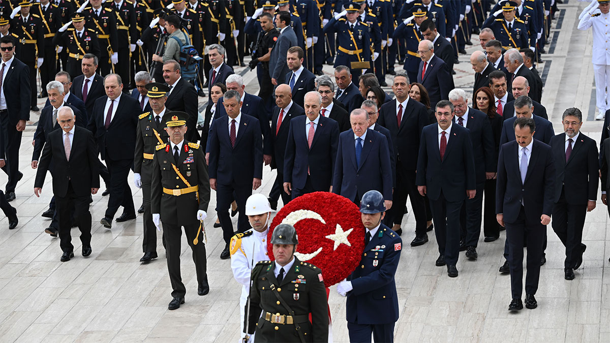 30 Ağustos Zafer Bayramı’nda devlet erkanı Anıtkabir’de