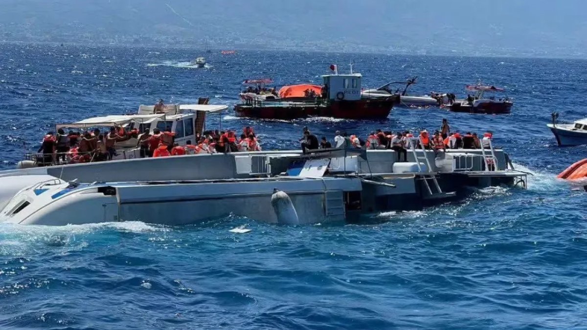 Girne'deki gemi faciasında kaptanın ifadesi ortaya çıktı: Dalgalar nedeniyle ön taraf kopunca alabora olduk