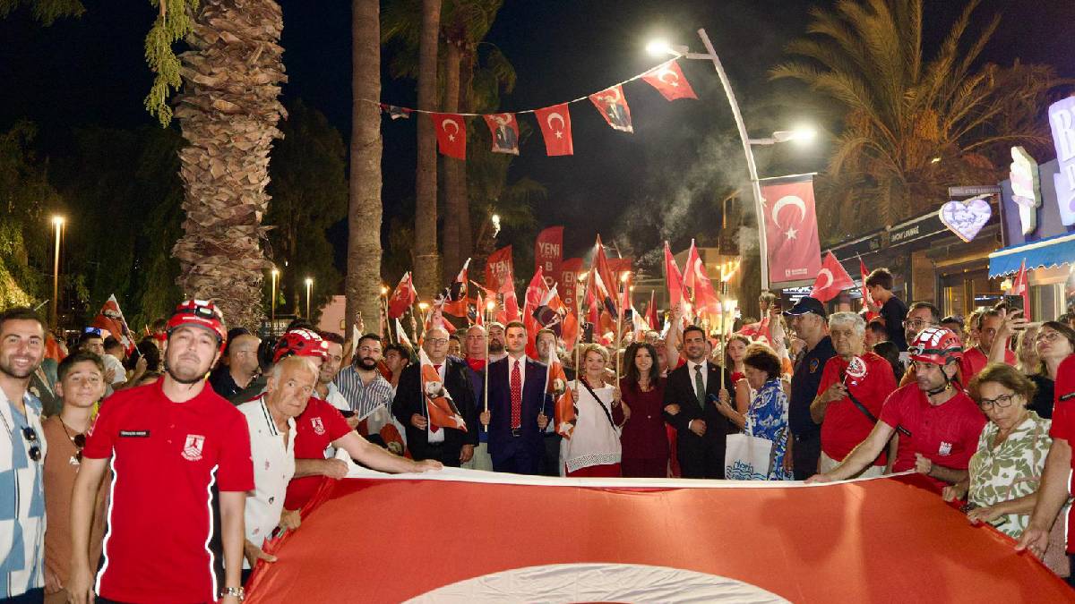 Bodrum’da 30 Ağustos Zafer Bayramı coşkuyla kutlandı