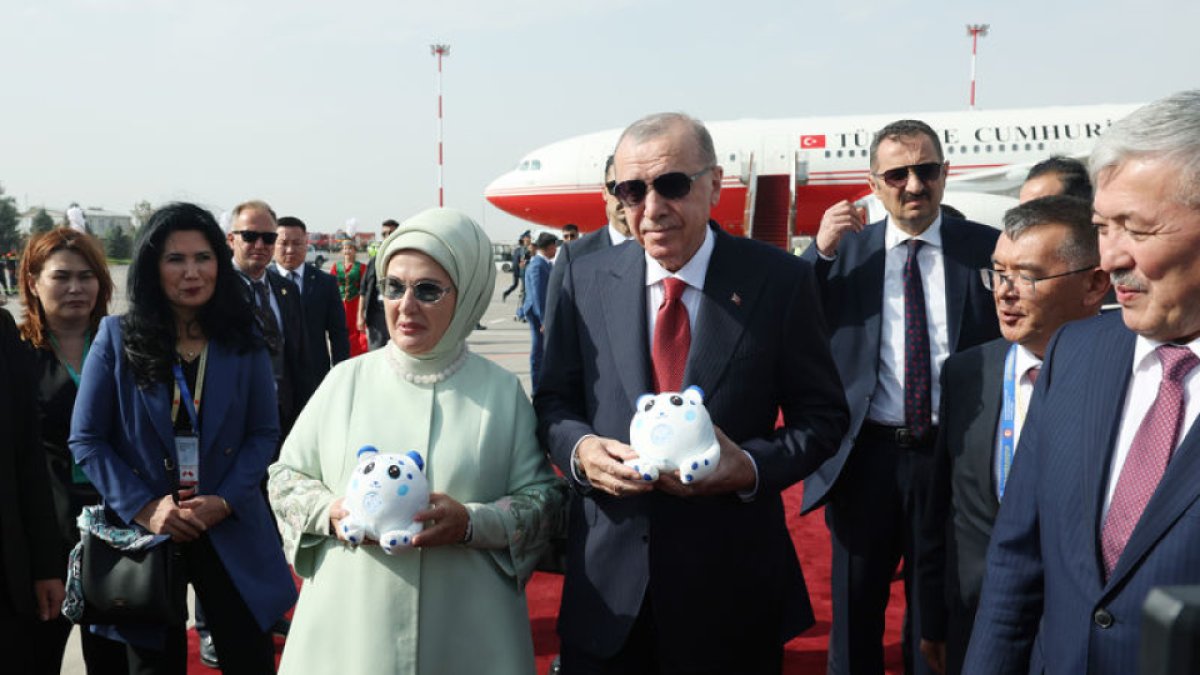 Erdoğan Kırgızistan'da