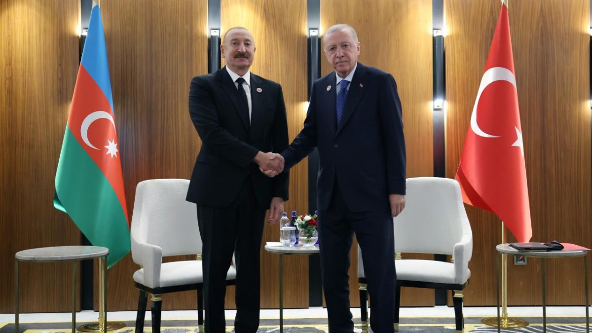 Erdoğan Azerbaycan Cumhurbaşkanı Aliyev ile görüştü