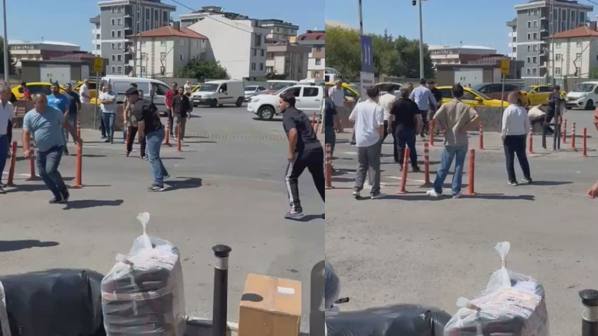 Sultanbeyli'de korsan taksi kavgası kanlı bitti! 2 taksi şoförü bıçaklandı