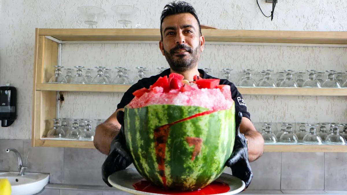 Adana’da yapıldı talep patlaması yaşadı! Bici bici-karpuz birleşimine yoğun talep