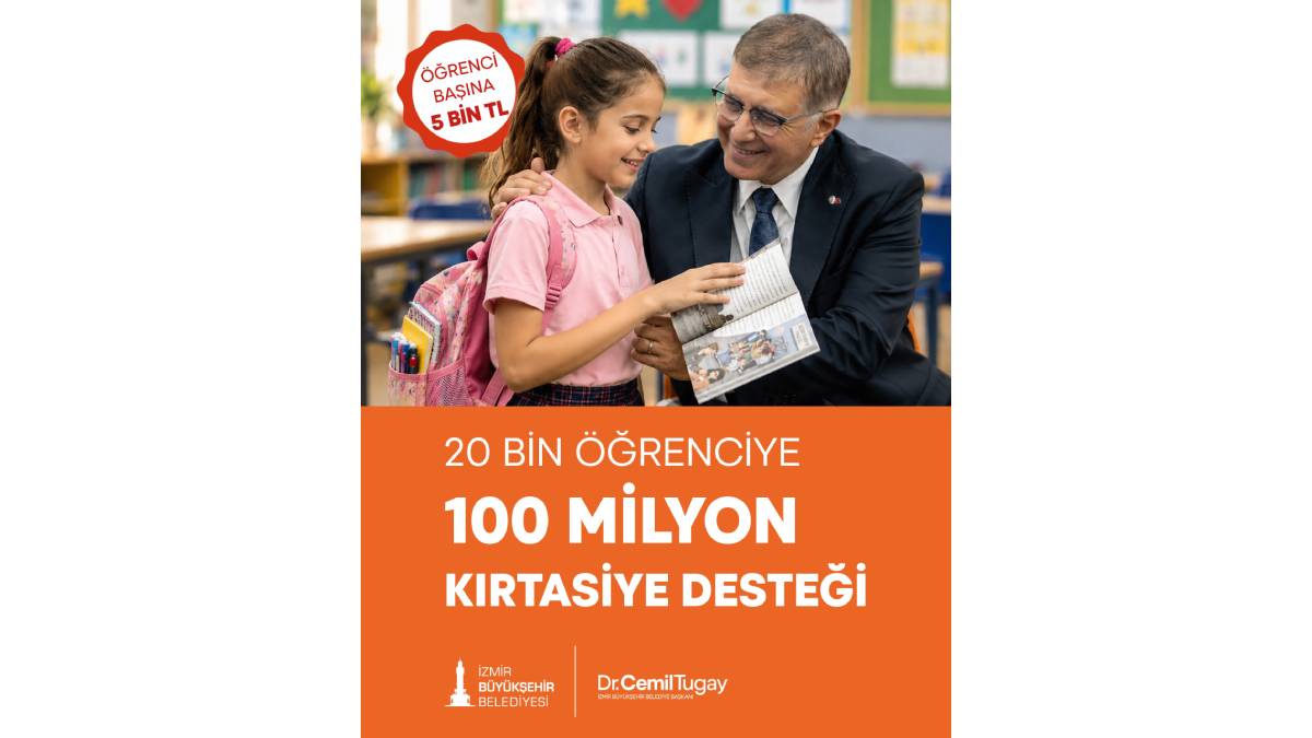 Büyükşehirden 100 milyon TL’lik kırtasiye desteği