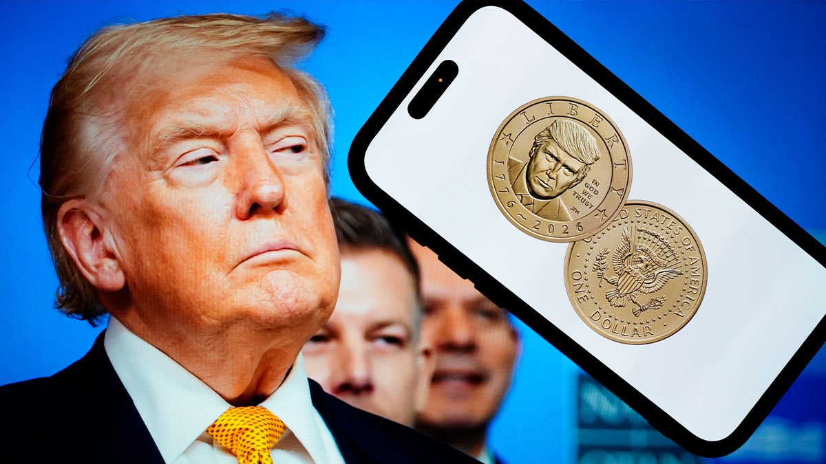 ABD'de Trump portreli 1 dolarlık madeni para basıldı