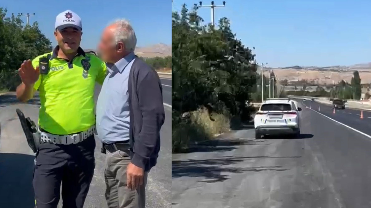 Trafik uygulamasında eşini araçtan indiren sürücüye polisten 'bulaşık yıkama' cezası
