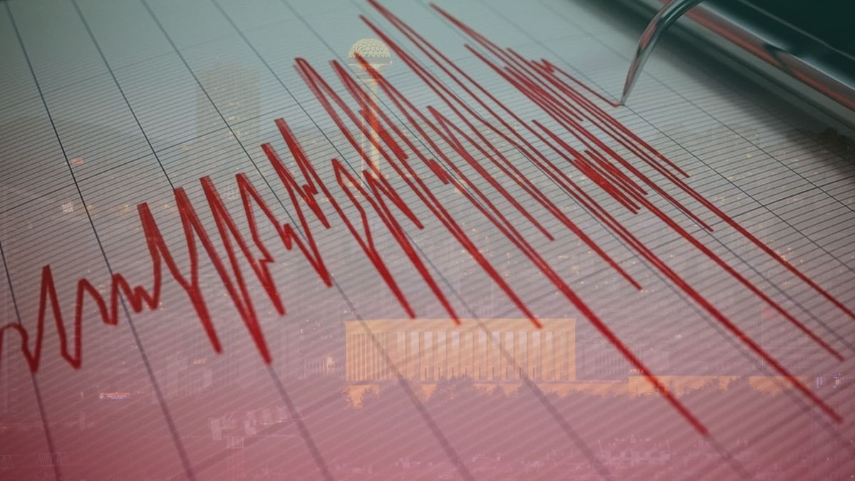 Ankara'da deprem meydana geldi