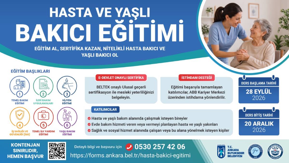ABB’den sertifikalı “Hasta Ve Yaşlı Bakıcı Eğitimi” programı