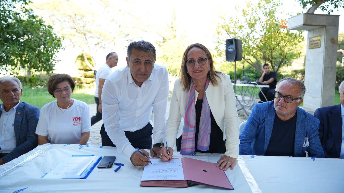 Güzelbahçe Belediyesinde toplu sözleşme imzaları atıldı