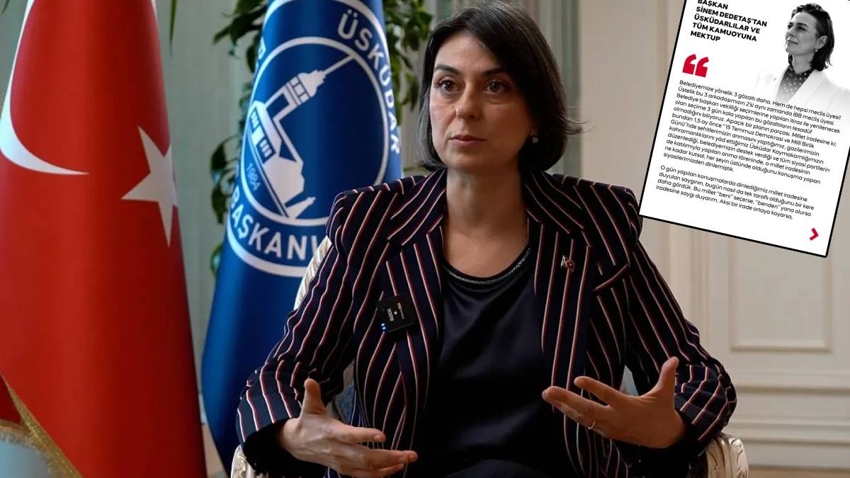 Başkanvekili seçimi öncesi Dedetaş’tan mektup: Gözaltılar tesadüf değil, apaçık bir planın parçası