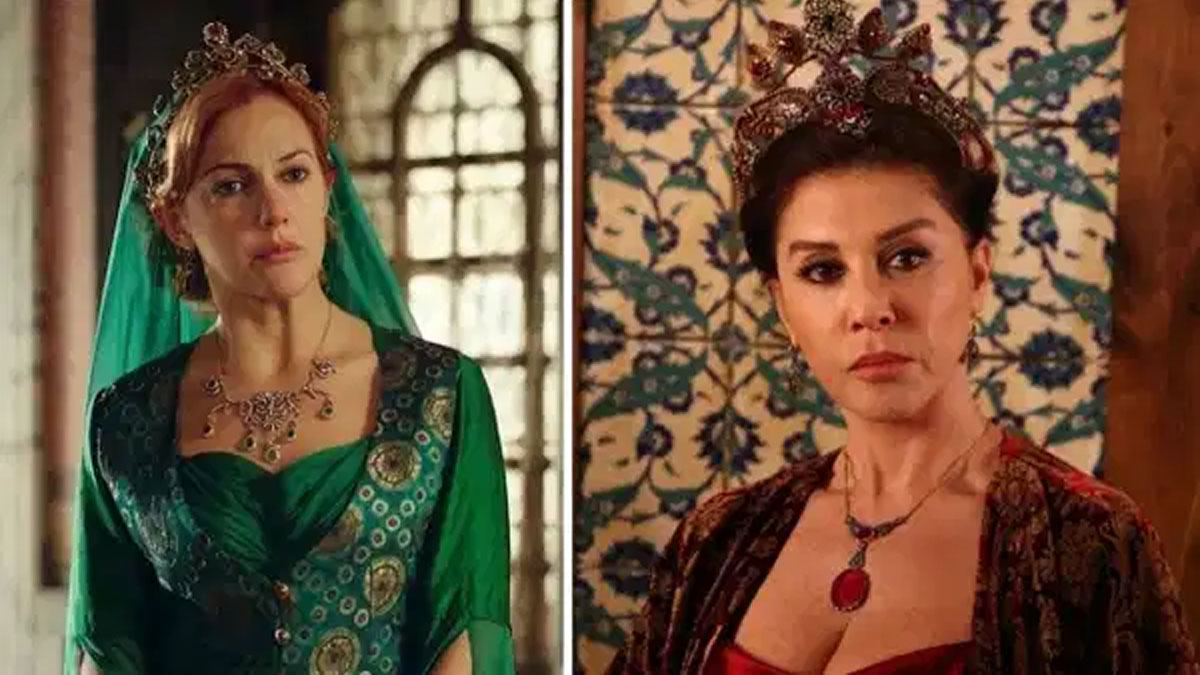 "Valide Sultan" ile "Hürrem Sultan" yıllar sonra yan yana: Sosyal medyayı sallayan buluşma!