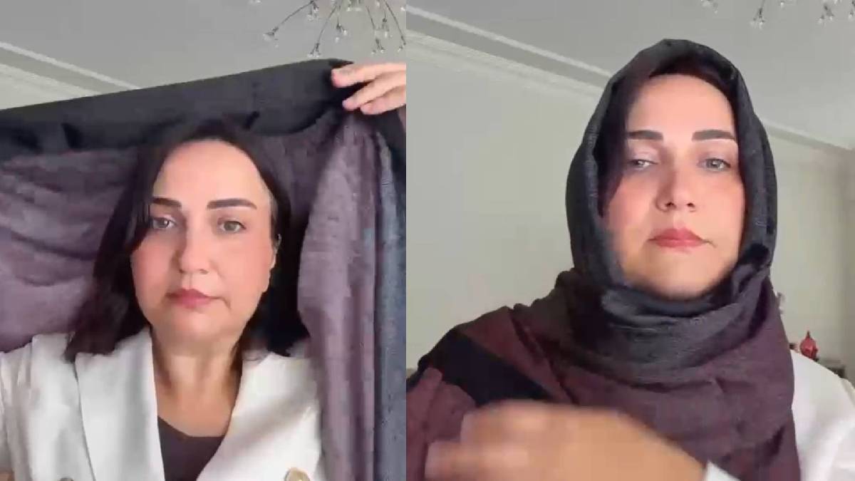 DEVA Partili Sudan, Fransa’daki teklifi başörtüsü takarak protesto: Kadınların yerine karar vermeyin