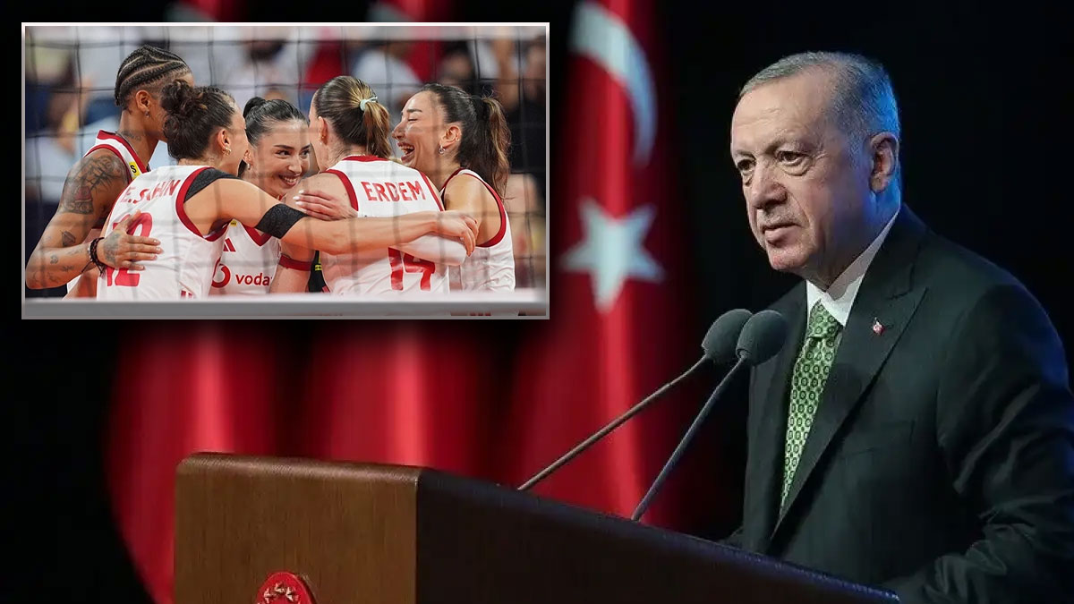 Cumhurbaşkanı Erdoğan: Voleybol Takımımızı en kalbi duygularımla tebrik ediyorum