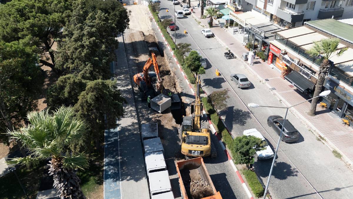 Bergama’da taşkın riskine karşı yeni hat