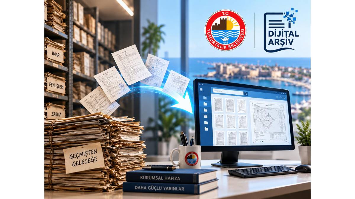 Yumurtalık Belediyesinde dev dijital dönüşüm: 800 bin sayfaya artık saniyeler içinde erişilebiliyor