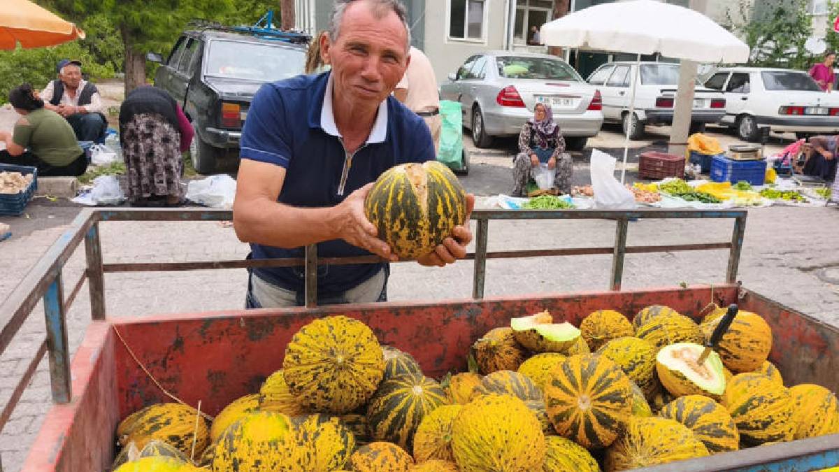 Tek damla su verilmeden yetişiyor, tadı bal gibi oluyor! Pazarda kapış kapış satılıyor