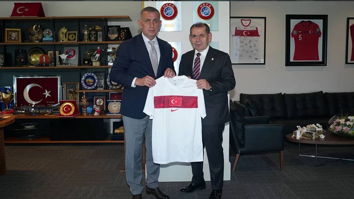 Dursun Özbek, Hacıosmanoğlu'nu ziyaret etti