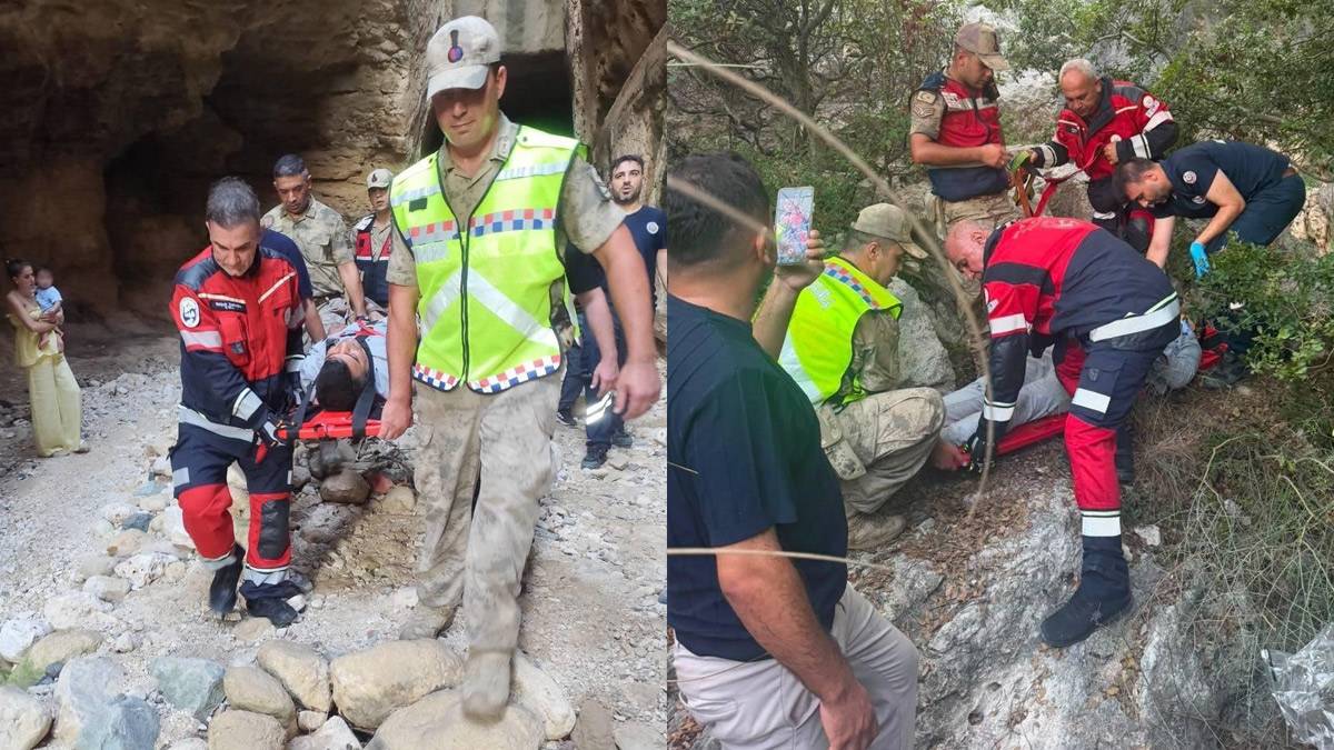 Kayıp olarak aranan genci turistler buldu: Taşa takılıp tünele düştü, 2 gün boyunca kurtarılmayı bekledi