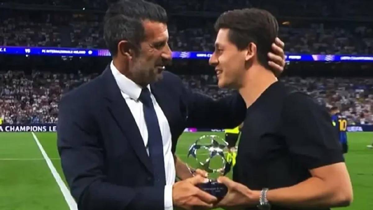 Arda Güler’e Şampiyonlar Ligi’nde büyük onur: Ödülünü Luis Figo’dan aldı