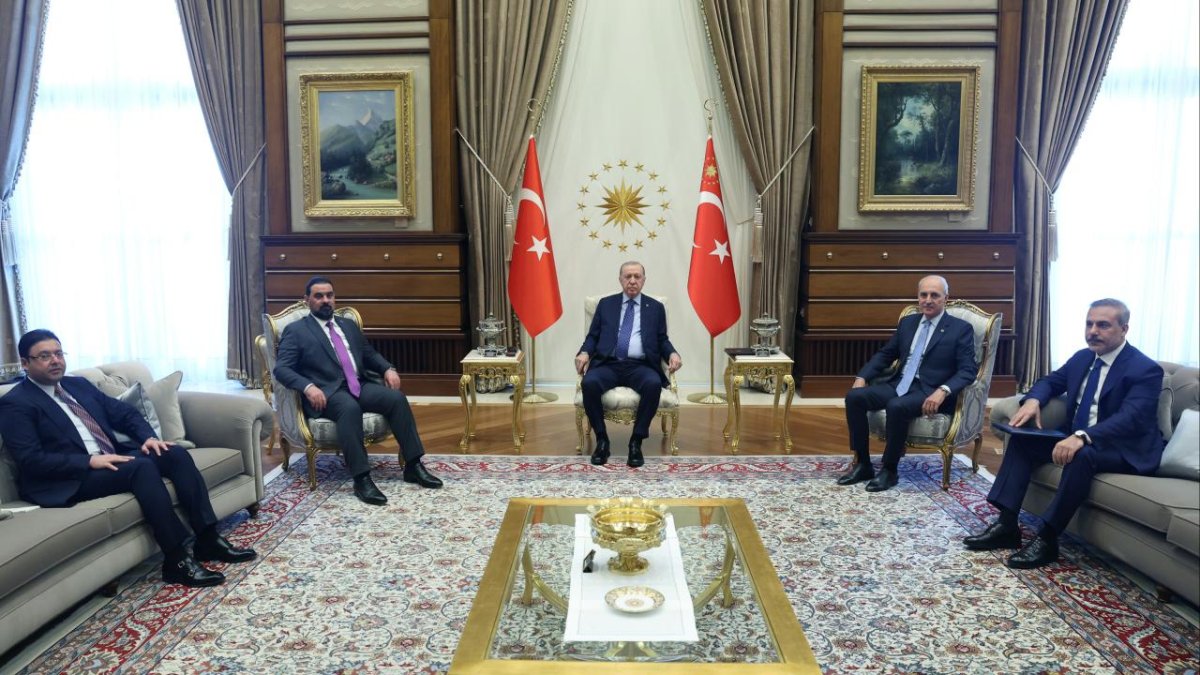Erdoğan, Irak Temsilciler Meclisi Başkanı Halbusi'yi kabul etti