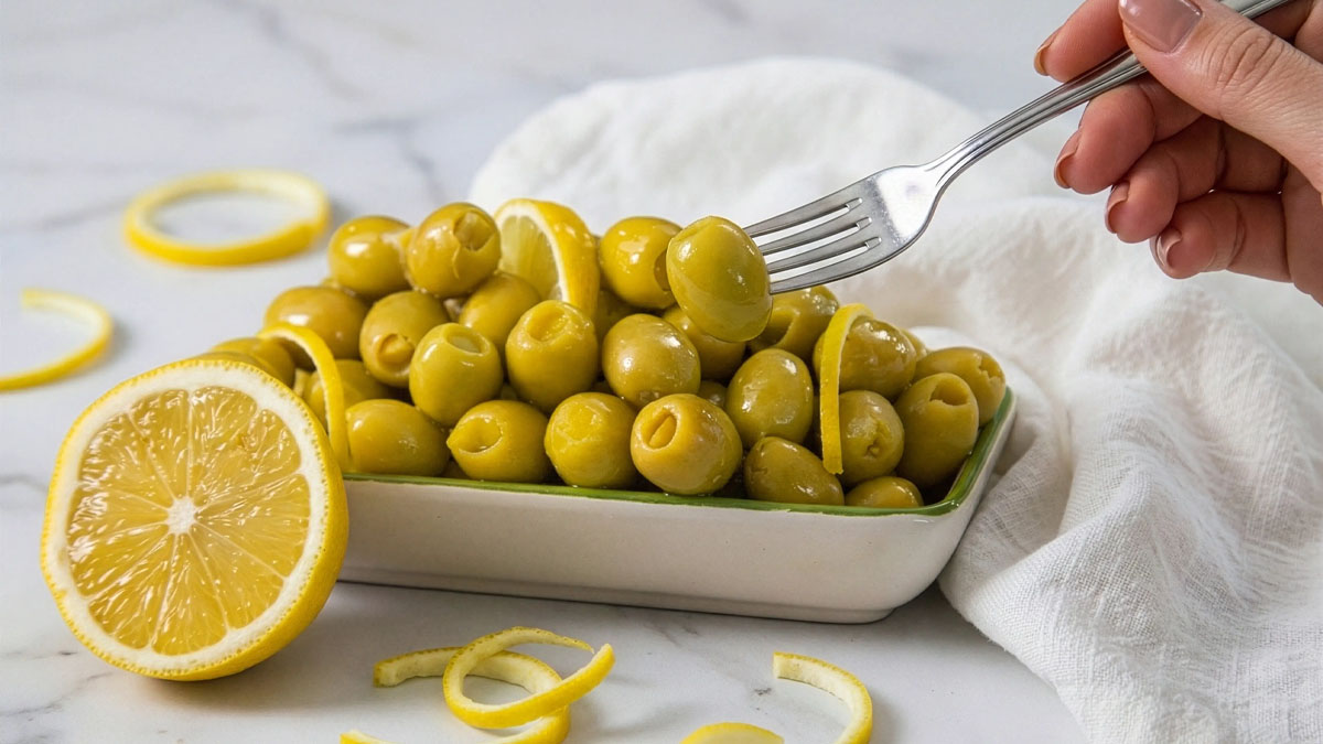 Artık marketten almaya son: Asla kararmayan ve erimeyen ev yapımı kırma yeşil zeytin tarifi!