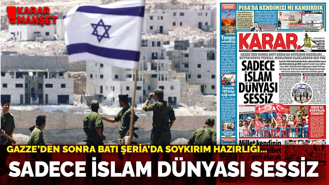 Sadece İslam dünyası sessiz