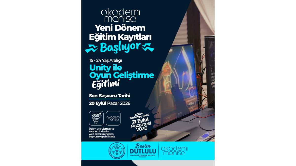 Akademi Manisa’da yeni dönem eğitim kayıtları başlıyor