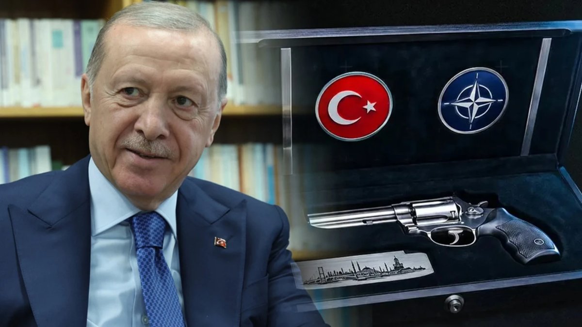 Erdoğan, NATO Zirvesi'nde liderlere neden silah hediye ettiğini anlattı: Biz Türkiye'yiz, eserlerimizi takdim ettik
