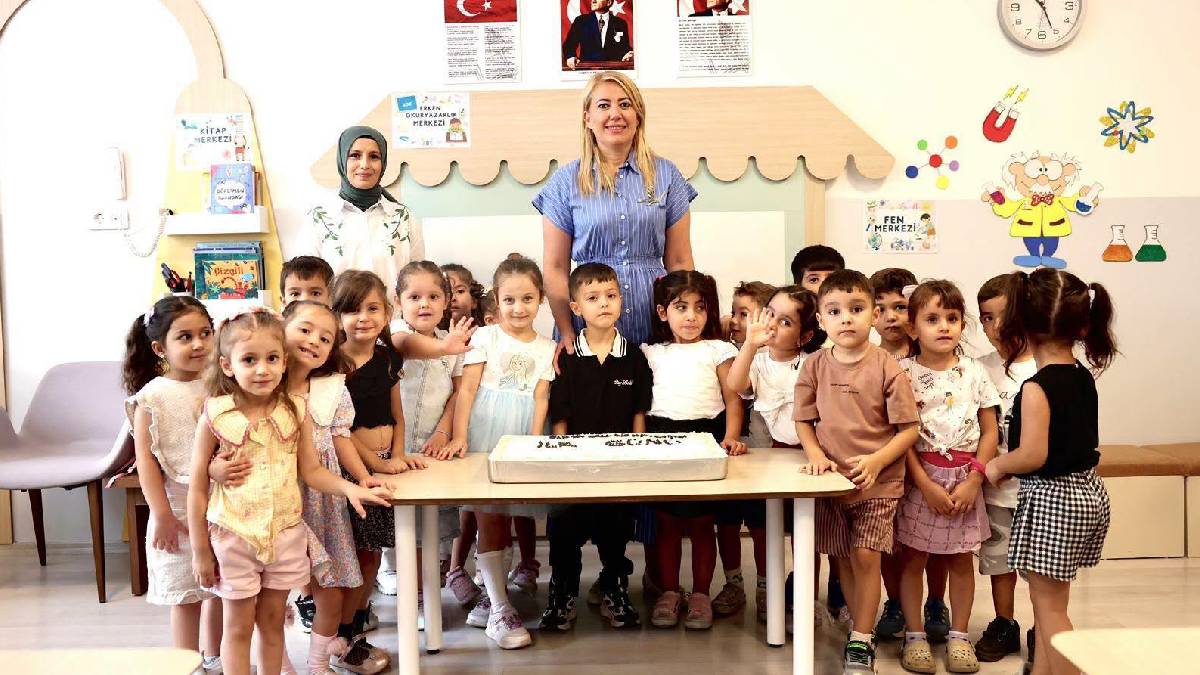 Merkezefendi’de minik öğrencilerin yeni eğitim dönemi heyecanı