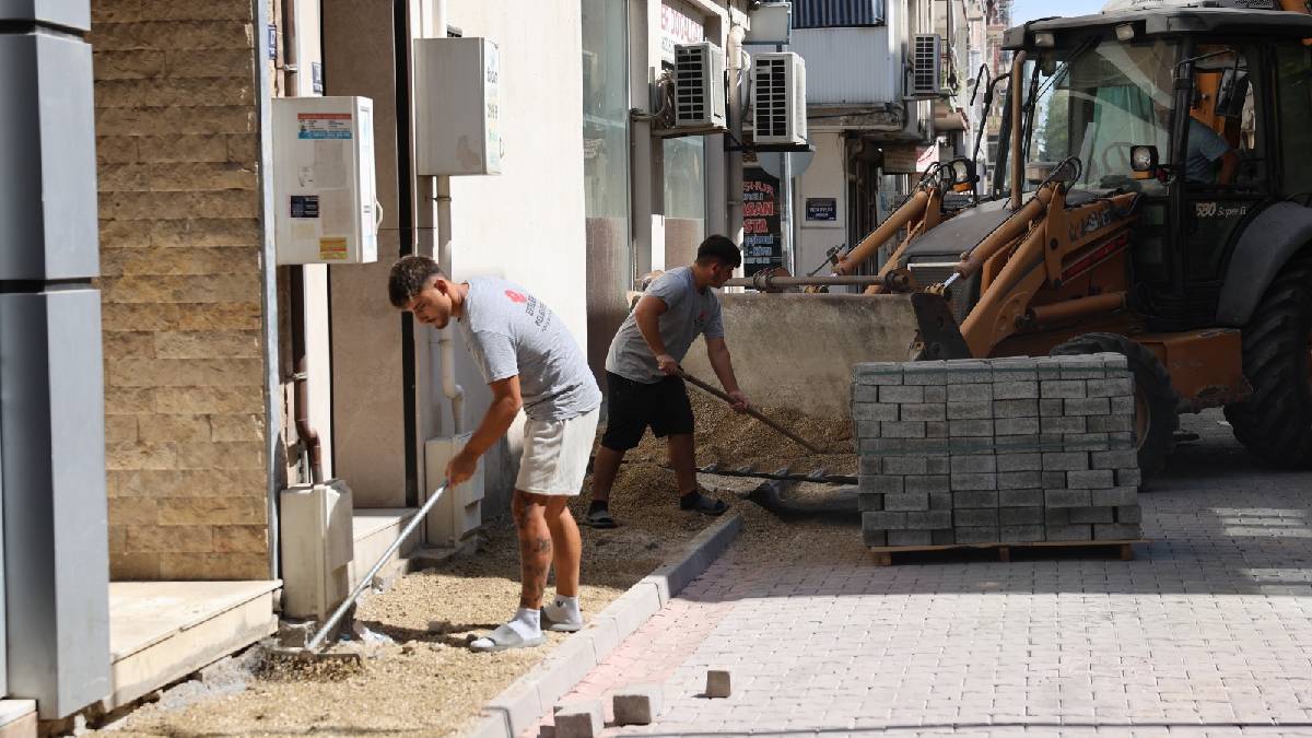 Yol çalışmaları devam ediyor, Efeler yenileniyor