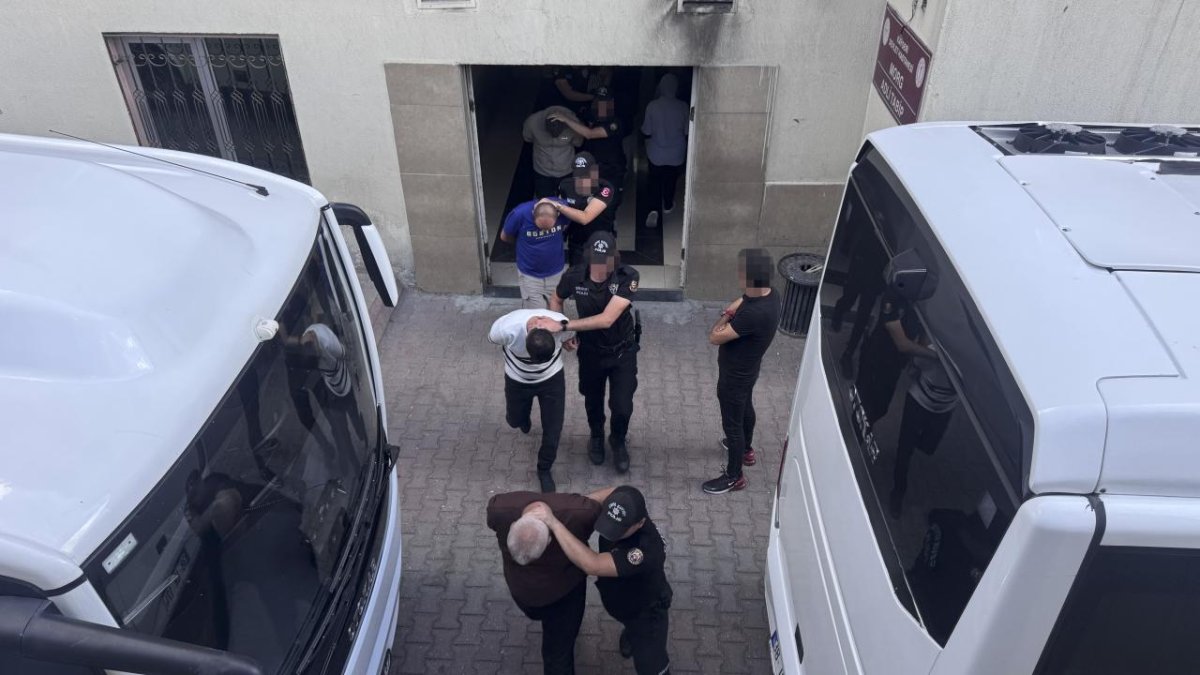 5 ilde organize suç örgütlerine operasyon: 53 gözaltı