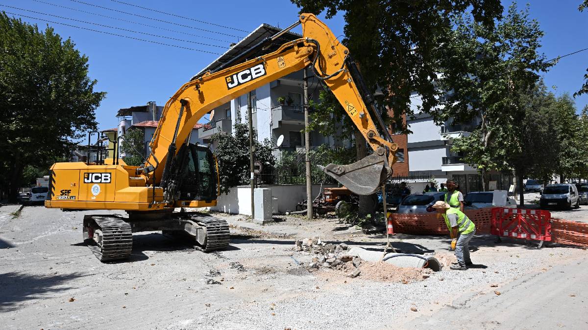 Soma İnönü Mahallesi’ne 1200 metrelik yağmursuyu hattı