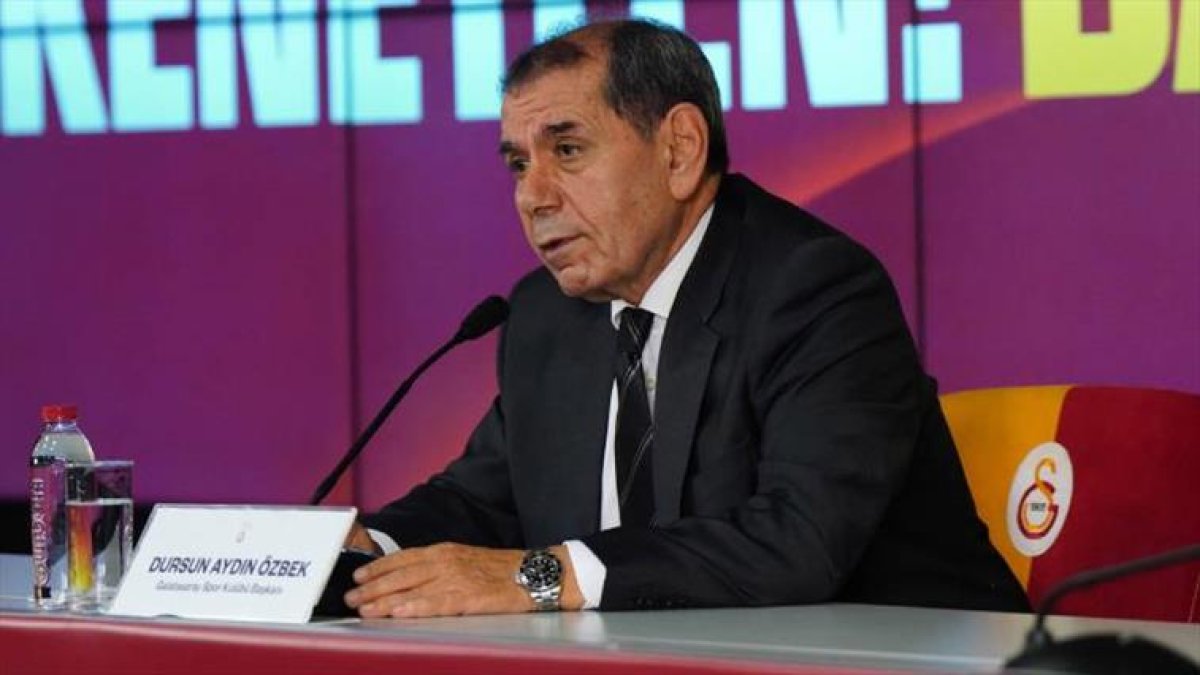 Galatasaray Başkanı Dursun Özbek: Hedefimiz açık 5. kez şampiyon olmak