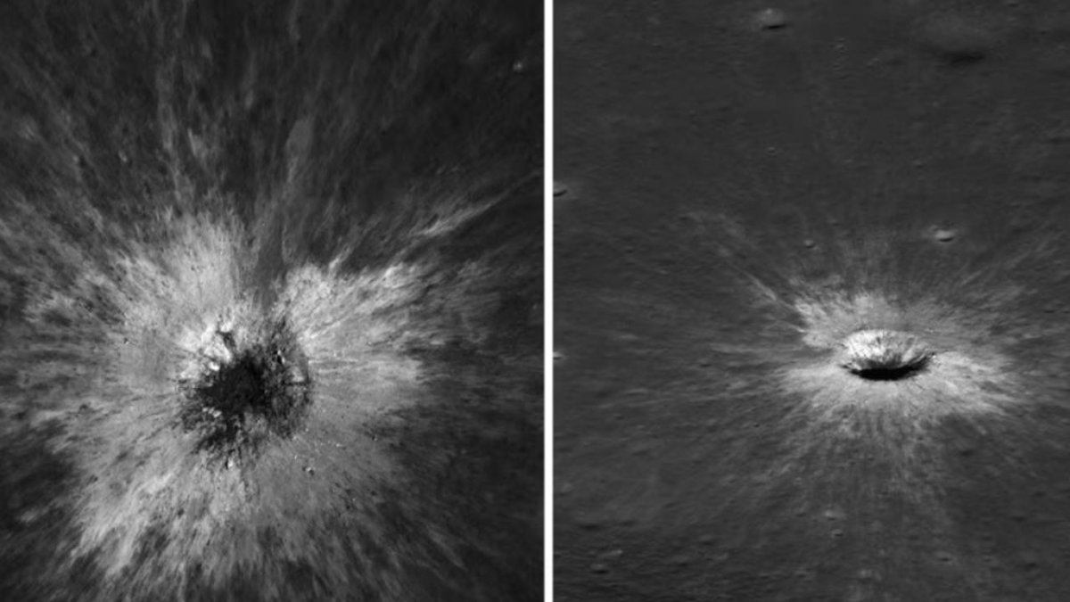 NASA Ay'da 7 km çapında yeni krater keşfetti