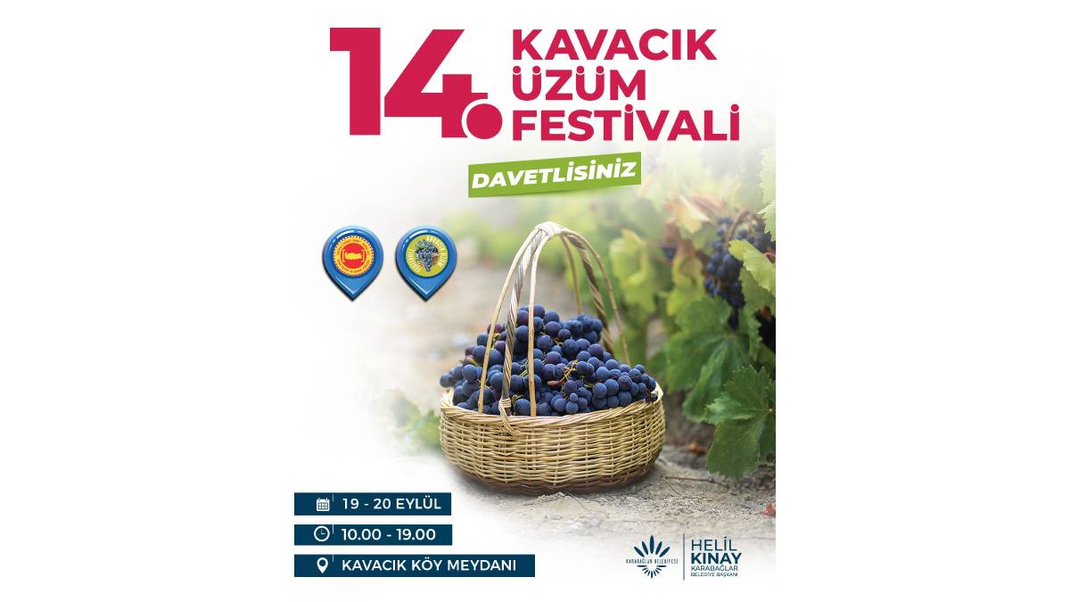 Kavacık Üzüm Festivali bu hafta sonu