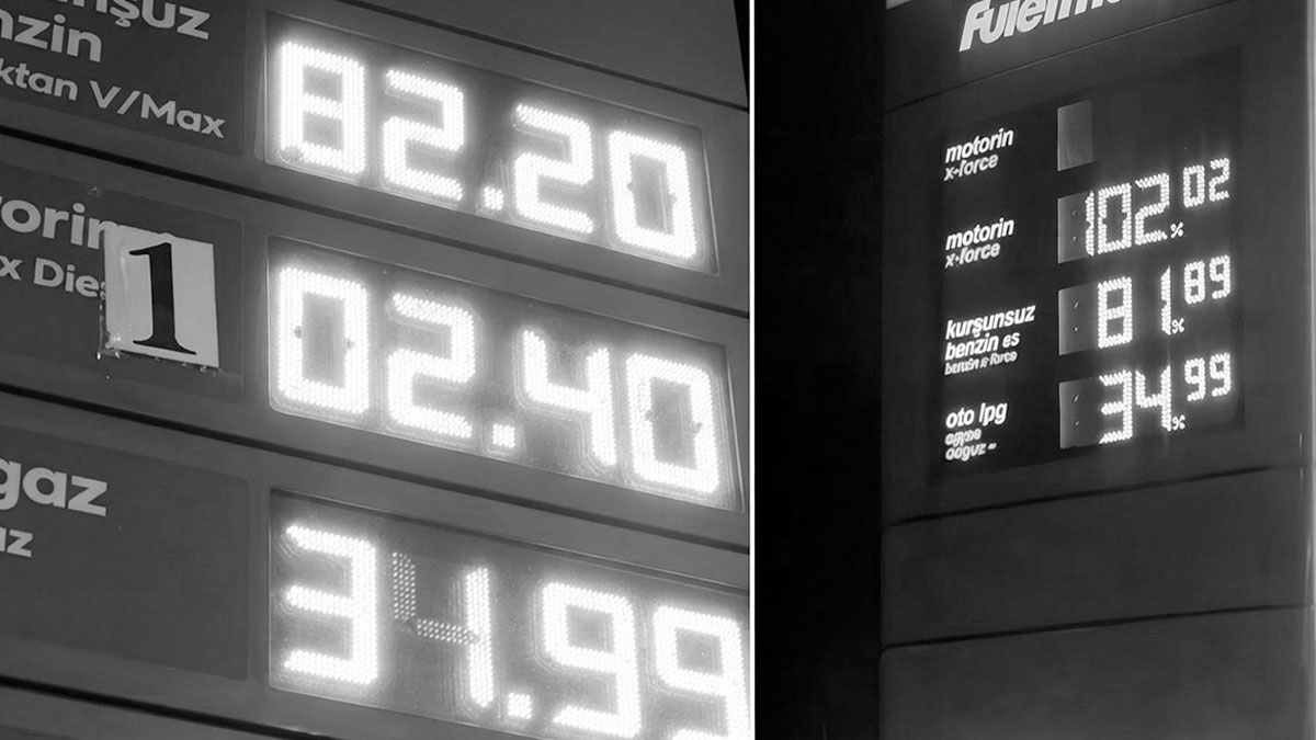 Tabelaya sığmadı: Mazot 100 TL’yi aşınca iki haneli sayılara göre tasarlanan panoların da değişmesi gündemde