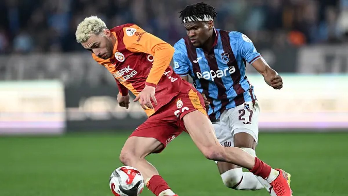Süper Lig'de kritik mücadele: Galatasaray Trabzonspor deplasmanına çıkacak