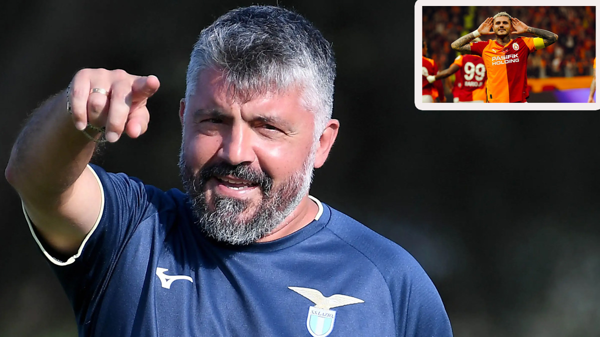 Lazio teknik direktörü Gennaro Gattuso'dan Icardi'ye kötü haber