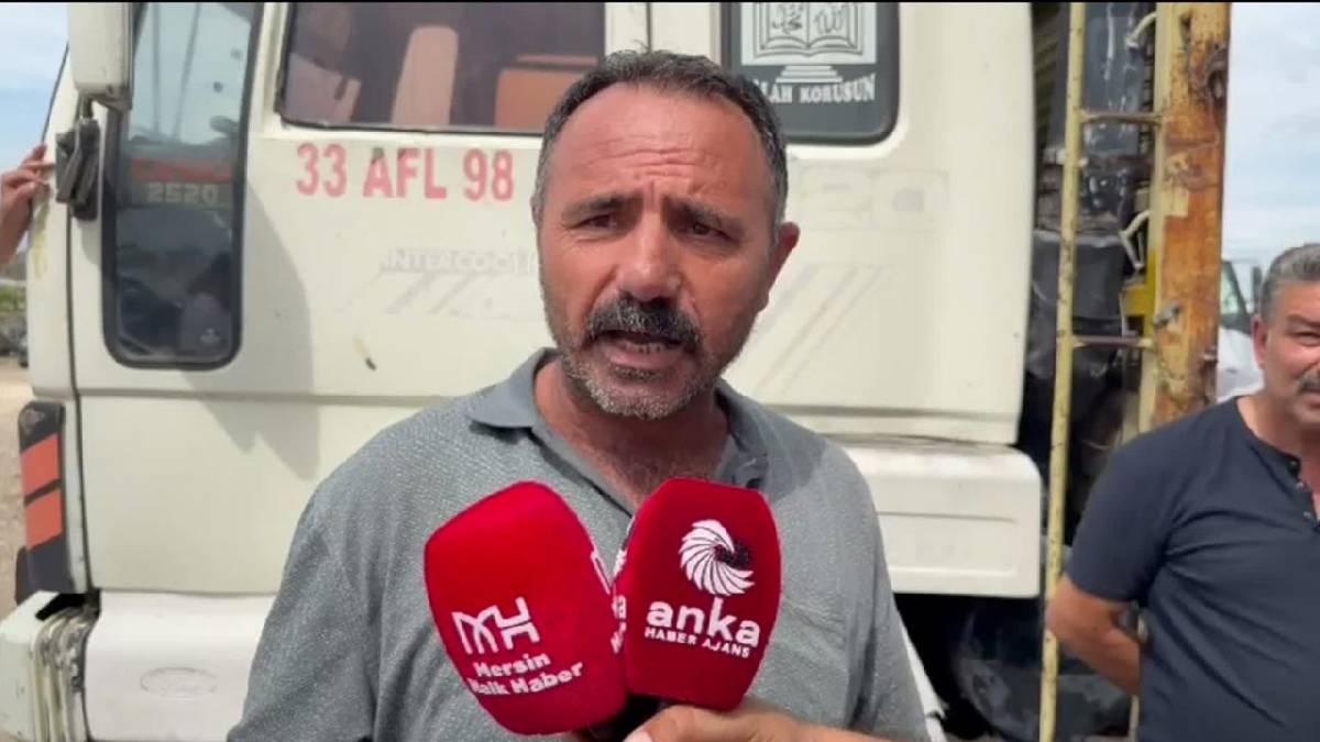Mersin’de 300 kamyoncu kontak kapattı: “Nereye kadar dayanacağız?”