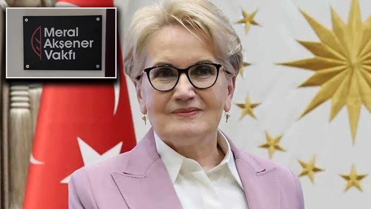 Meral Akşener Vakfı'nın logosu belli oldu