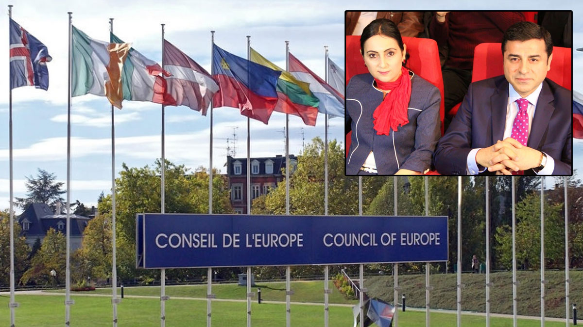 Avrupa Konseyi Demirtaş ve Yüksekdağ için çağrısını yineledi: “Mevcut tüm imkanlar kullanılsın”
