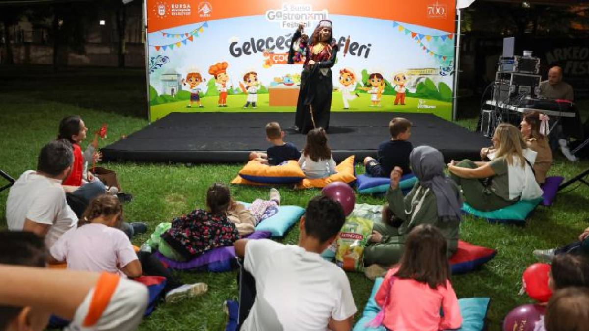 Festivalde çocuklar hem eğlendi hem spor yaptı